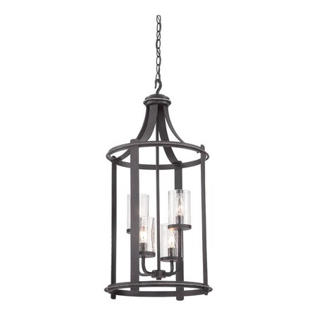 Designers Fountain Artisan Pardo Wash Palencia 4 Light Full Sized Foyer Pendant 87554-APW